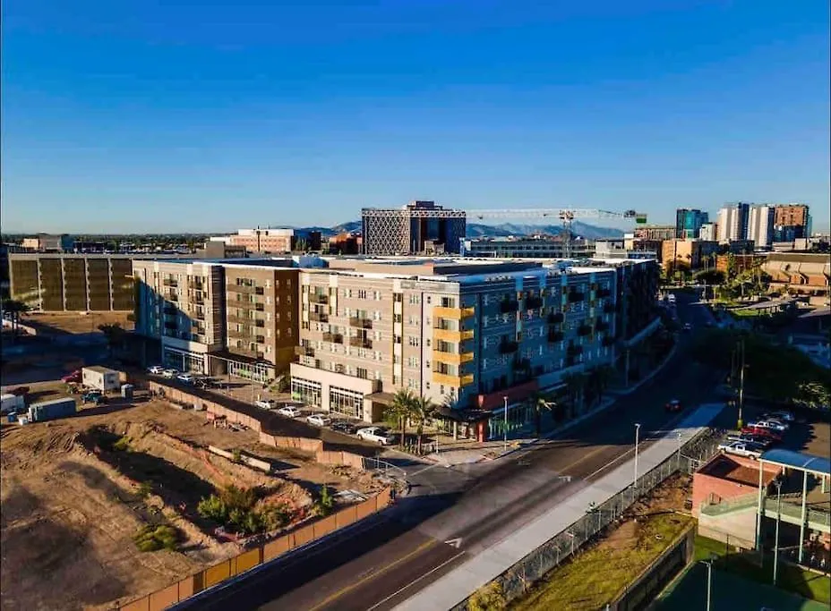 Apartment Sun Devil Studio With Rooftop Pool & Clubhouse! Tempe